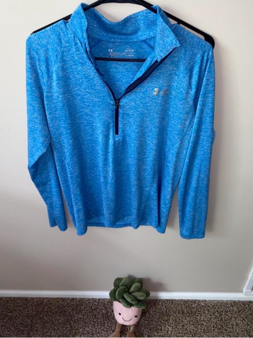 Under Armour Women’s Blue Quarter-Zip Performance Sweater